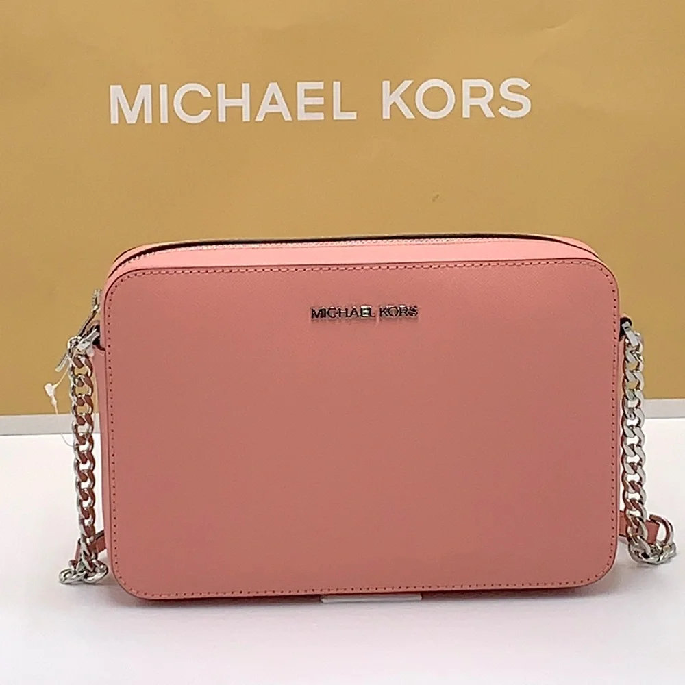 MICHAEL KORS LARGE EAST WEST CROSSBODY PRIMROSE COLOR
